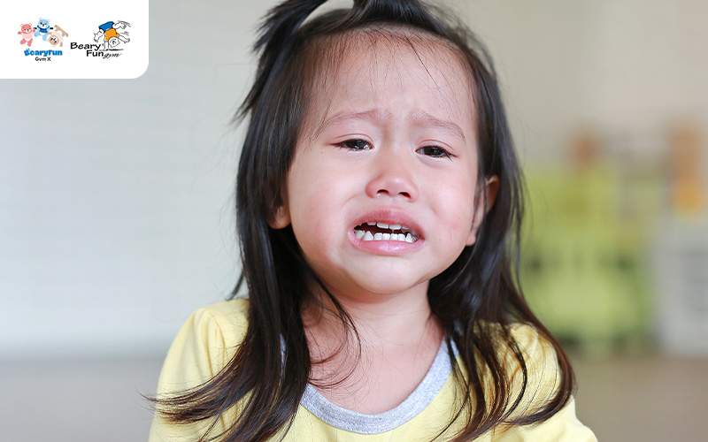 Child on the verge of crying