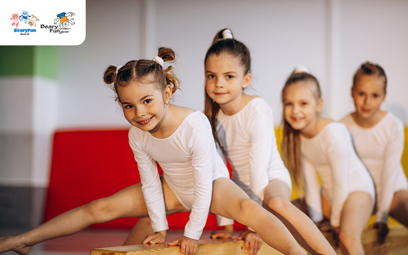 Gymnastics class at BearyFunGym
