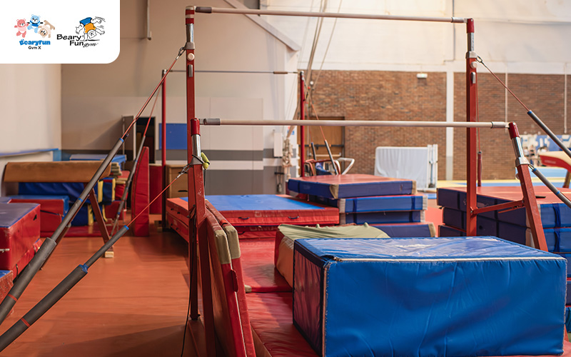 Inclusive gymnastics centre layout