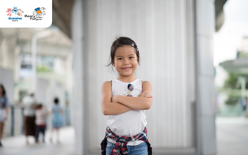 Confident young children